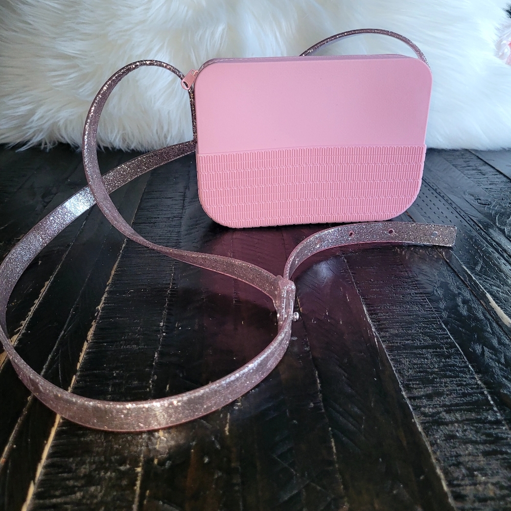 Melissa Sun Jelly Crossbody Bag Soft Pink
